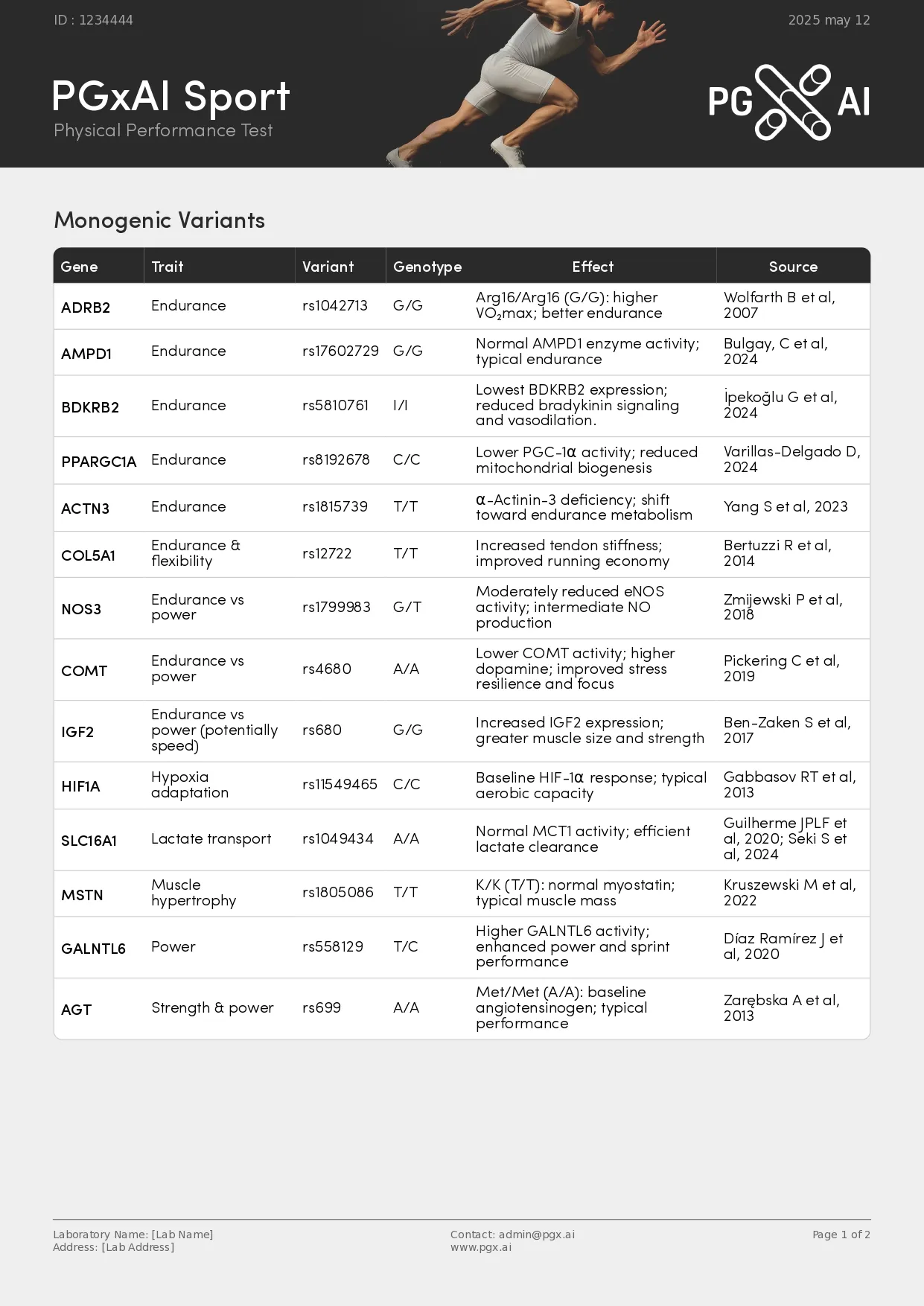 report example