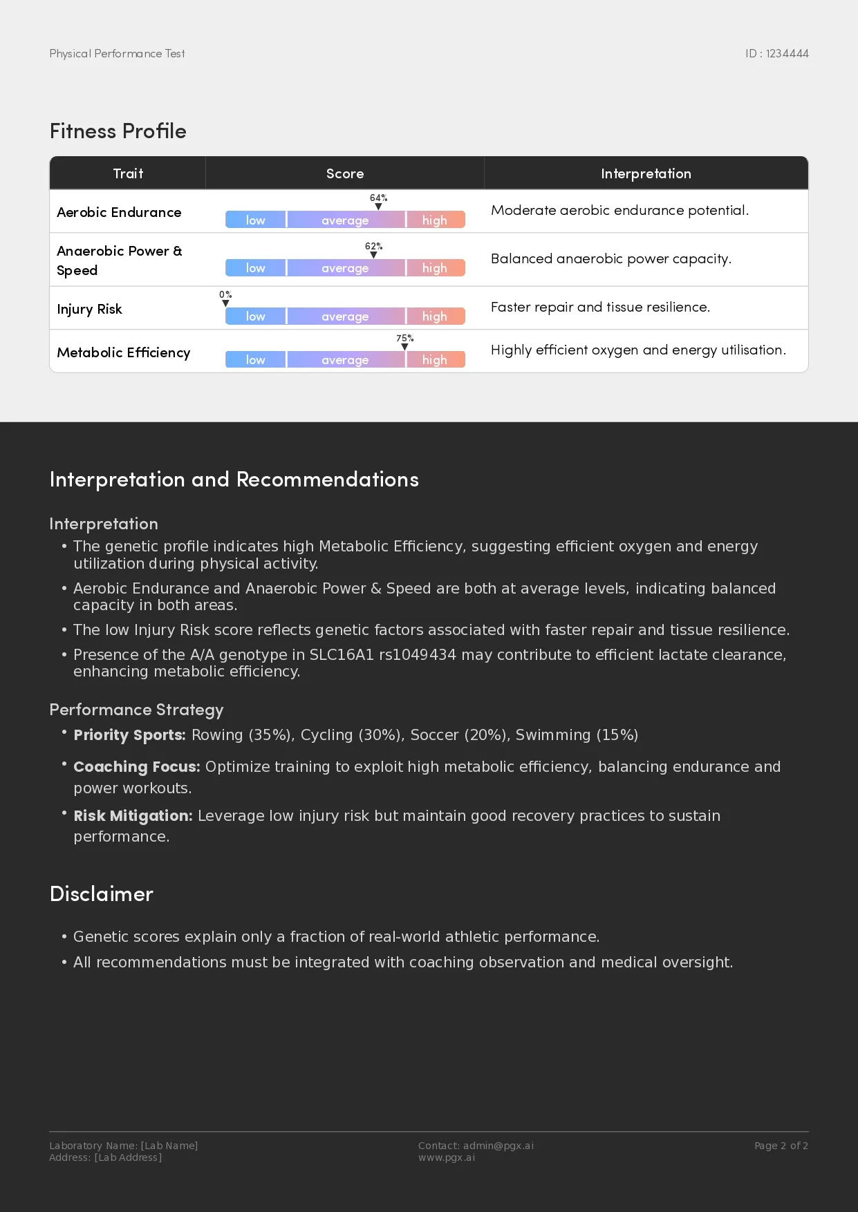 report example